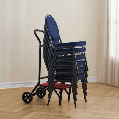 Hotel conference chair stackable aluminium frame banquet with 5 years warranty