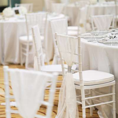 Wholesale Modern Luxury Black White Brown Gold Golden Iron Metal Chiavari Tiffany Chair with Cushion for Hotel Wedding Event Buy