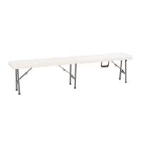 Wholesale Square Lightweight Long White Portable Outdoor Theme Party Plastic Folding Table